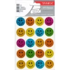 TANEX TNX-312 25mm. MIX HOLOGRAM GÜLEN YÜZ STICKER 2Lİ
