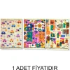 KESKİN A5 PP KAPAK DİK PATTERN KİDS DEFTER 40 YP. KARELİ