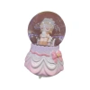 CEREN HDY0258 ORTA BOY HEDİYELİK MÜZİKLİ IŞIKLI ETRAFINDA DÖNEBİLEN KAR ATAN KAR KÜRESİ (PİLLİ) TAVŞANLI KIZ