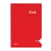 KESKİN COOL PP KAPAK SPİRALLİ DEFTER A4 40 YP. KARELİ