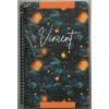 GIPTA VINCENT SPİRALLİ PRESSBOARD (KARTON) KAPAK 13x21 80YP. ÇİZGİLİ DEFTER - 7711