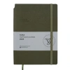 VICTORIAS JOURNALS 124-1433 14X20,5 KUKA HAFTALIK AJANDA A5 - HAKİ YEŞİL