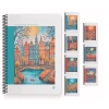 GIPTA CITY SPİRALLİ SERT KAPAK DEFTER 17X24 80YP. ÇİZGİLİ DEFTER