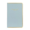 VICTORIAS JOURNALS MONACO 0232 VEGAN DERİ SERT KAPAK 13x21 100gr.160 SYF. PLANNER ÇİZGİLİ DEFTER AÇIK MAVİ