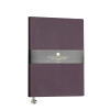 VICTORIAS JOURNALS 1142 SMYTH FLEXY ESNEK KAPAK 14.8x21cm A5 80gr. 96YP. ÇİZGİLİ DEFTER MOR