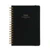 VICTORIAS JOURNALS 1600  CANVAS SERT KAPAK A5  100gr.160 SYF. ÇİZGİLİ DEFTER SİYAH