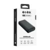 S-LINK  P201 MİCRO+TYPE-C+USB TAŞINABİLİR POWERBANK SİYAH 20000mah