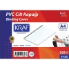 KRAF 512G CİLT KAPAĞI A4 160mic. 100LÜ ŞEFAF