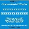ARTDECO STENCİL 30X30CM İNCE BORDÜR 158