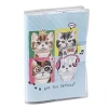 MİKRO NT-102 SWEET ANIMALS/ CUTE CATS PVC KAPAKLI CIRTLI ÇİZGİLİ NOT DEFTERİ