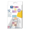 FİMO MODELLEME KİL HAMURU SOFT PASTEL 12x25gr. (300g) 12 RENK