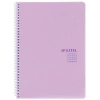 KESKİN 17X24 PASTEL NOTE SPİRALLİ PP KAPAK DEFTER 80 YP. ÇİZGİLİ