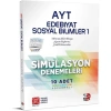 3D AYT EDEBİYAT SOSYAL BİLİMLER 1 - SİMÜLASYON 10LU DENEMELERİ