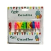PARTY MARTY PL-G422  RENKLİ İYİ DOĞDUN HARFLİ PASTA MUMU