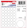 TANEX OFC-131 19mm BEYAZ OFİS ETİKETİ 10LU