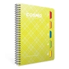 GIPTA COSMO A4 SPİRALLİ P.P KAPAK 5 SEPERATÖRLÜ 150 YP. KARELİ DEFTER