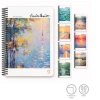 GIPTA MONET SPİRALLİ SERT KAPAK 17x24 100YP. ÇİZGİLİ DEFTER