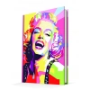 DEFFTER POP ART / MARILYN MONROE SERT KAPAK ÇİZGİLİ DEFTER 96 YP