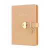 VICTORIAS JOURNALS 3301 HUSH HUSH KİLİTLİ 13x18cm 80gr.160YP. ÇİZGİLİ DEFTER ŞEFTALİ