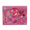 SUNMAN 10381 PRETTY PINKY LOLİPOP ŞEKİLLİ MAKYAJ GÜZELLİK SETİ 2 KATLI - 10214