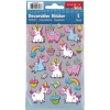 TANEX KIDS TNX-27210 DEKORATİF ETİKETLER - UNICORN SERİSİ STICKER - TEKLİ