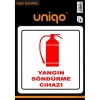 CREA UNIQO UYARI ETİKETİ - YANGIN SÖNDÜRME CİHAZI 2Lİ  1413