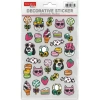 TANEX KIDS TNX-27168 DEKORATİF ETİKETLER - PUFFY ARTİSTS KEDİ-KÖPEKLER SERİSİ STICKER - TEKLİ