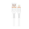 HYTECH HY-X360 1.2M 2.4A LIGHTNING  DATA + HIZLI ŞARJ KABLOSU BEYAZ