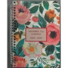 DEFFTER 15X21.5 SPİRALLİ SERT KAPAK AKADEMİK YIL AJANDASI - FLORAL GARDEN 2025-2026