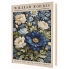 DEFFTER 14X20 BLUE FLOWER ( WILLIAM MORRIS ) SERT KAPAK ÇİZGİLİ DEFTER 96 YP