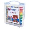 KRAF KIDS KK525 OIL PASTELS- PASTAL BOYA SETİ 24LÜ PLASTİK ÇANTALI KUTU