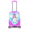 CORAL HIGH 16712 MİNİ MAVİ NEON PEMBE UNICORN DESENLİ VALİZ