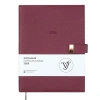 VICTORIAS JOURNALS 124-1407 19X25 EXECUTIVE HAFTALIK AJANDA - BORDO