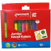 PENMARK HS-706-12 SÜPER YIKANABİLİR JUMBO KEÇELİ KALEM 12 Lİ SET
