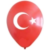 PAKO BALON 0570 AY YILDIZ BASKILI  BALON 100LÜ 12 İNCH