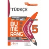 GÜNAY 5. SINIF BUMERANG ETKİNLİKLİ TÜRKÇE AKILLI DEFTER KİTAP SORU BANKASI