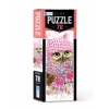 BLUE FOCUS BF225 CUTE OWL PUZZLE YAPBOZ 12x29cm 78 PARÇA