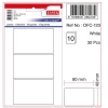 TANEX OFC-123 48x80mm BEYAZ OFİS ETİKETİ 10LU