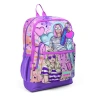 CORAL HIGH 23755 KIDS PEMBE MOR FASHION GIRL DESENLİ DÖRT BÖLMELİ SIRT ÇANTASI