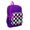 CORAL HIGH 23702 KİDS MOR DAMA DESENLİ DÖRT BÖLMELİ SIRT ÇANTASI