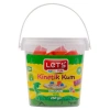 LETS KİNETİK KUM PLASTİK KOVALI 250gr. YEŞİL  L10191