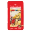 FABER CASTELL REDLINE METAL KUTU KURU BOYA 12 RENK