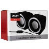 SNOPY SN-C5 2.0 SİYAH 5 VOLT 3Wx2 USB MİNİ MULTİMEDİA SPEAKER