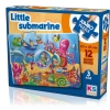 KS GAMES JP31006 LITTLE SUBMARINE 63x43cm JUMBO YAPBOZ/PUZZLE 12 PARÇA  3YAŞ