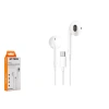 HYTECH HY-XBK53 TYPE-C GİRİŞLİ KULAK İÇİ MİKROFONLU BLUETOOTH KULAKLIK BEYAZ