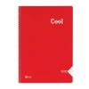 KESKİN COOL PP KAPAK SPİRALLİ DEFTER A4 60 YP. KARELİ