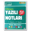 TONGUÇ 5. SINIF 1.DÖNEM YAZILI NOTLARI 1. VE 2. YAZILI