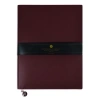 VICTORIAS JOURNALS 1784 SMYTH FLEXY SOFT COVER NOTEBOOK VEGAN DERİ 19x25cm 80gr. 192 SYF ÇİZGİLİ DEFTER BORDO