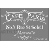 ARTDECO STENCİL A4  CAFE PARİS 218