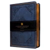 VICTORIAS JOURNALS 1185 VINTAGE OLD BOOK 12x17cm 80gr.128YP. ÇİZGİLİ DEFTER MAT KOYU MAVİ